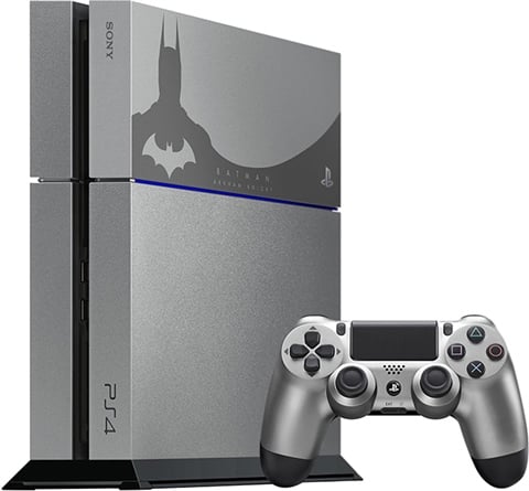 Playstation 4 Console, 500GB Batman Steel Grey LE (No Game), Discounted